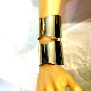 Vintage MCM Silver Double Cuff For Arm Or Shoulder